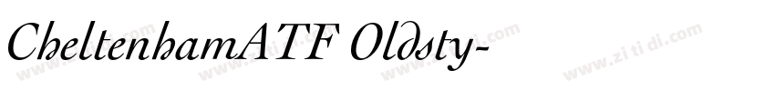 CheltenhamATF Oldsty字体转换